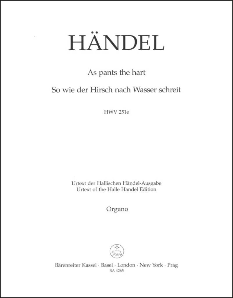 As pants the hart HWV 251e